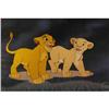 Image 1 : "The Lion King" Serigraph - Simba & Nala