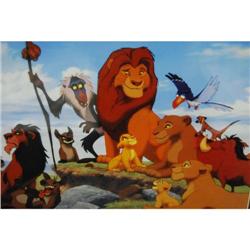 "The Lion King" Serigraph