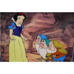 "Snow White" & 3 Dwarfs Serigraph