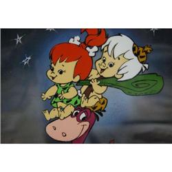 "Pebbles, Bamm-Bamm & Dino" Sericel