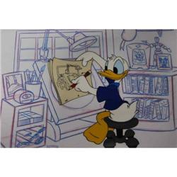 "Donald Duck" Hand Painted Cel
