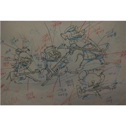 "Jerry & Friends" Original Production Drawing