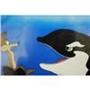 Image 1 : "Shamu & Wile E. Coyote" Original Production Cel