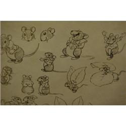 "The Flying Mouse" Lithograph