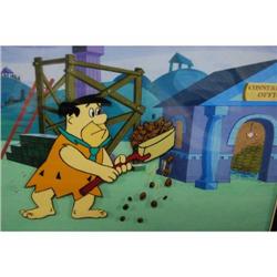 "Fred Flintstone" Original Production Cel