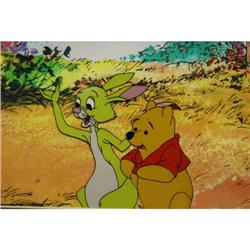 "Pooh & Rabbit" Original Production Cel