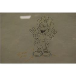 "Minnie Mouse" Original Production Drawing