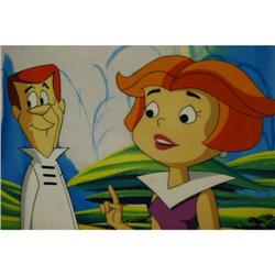 "George & Jane Jetson" Original Production Cel