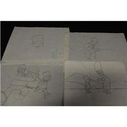 "The Simpsons" Original Production Drawings