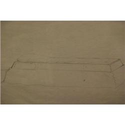 "Snow White Bed" Original Production Drawing