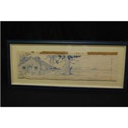 "Sugarfoot Ranch" Original Production Drawing