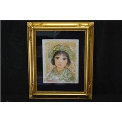 Ltd. Ed. Lithograph on Porcelain Plaque