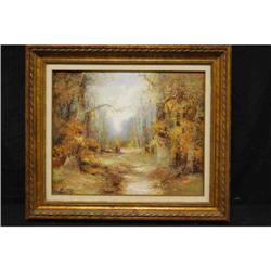 Original Oil on Canvas by William Bauer