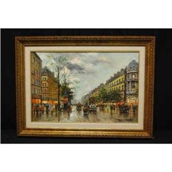 Original Oil on Canvas by Antoine Blanchard