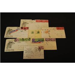 U.S. Postage 1, 2 & 3 Cent Stamps