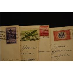 Set of 4 U.S. Postage Stamps - 2, 3, 8 & 16 Cent