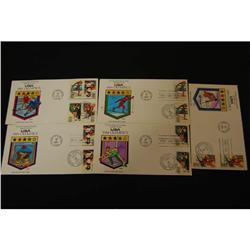 1984 U.S.A. Olympics First Day Cover Stamps