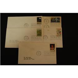 Lot of 5 First Day Cover Stamps