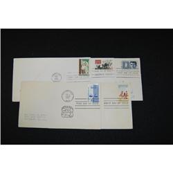 Lot of 5 First Day Cover Stamps