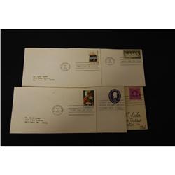 Lot of 5 First Day Cover Stamps