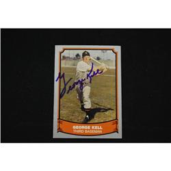 1988 Pacific Trading Cards Autographed George Kell