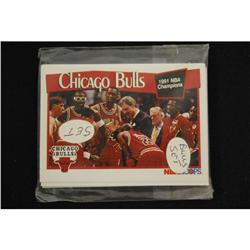 1991 NBA Hoops Chicago Bulls Champions Set