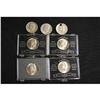 Image 1 : 7 United States Coins Kennedy Half Dollars