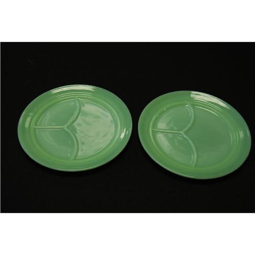 Fire King Jadeite Jadite Divided Dinner Plates