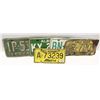 Image 1 : VINTAGE 1962 - 1982 - LOT OF 6 LICENSE PLATES