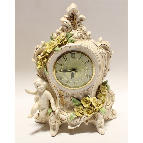 ANTIQUE PORCELAIN CLOCK