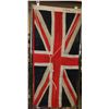 Image 1 : ANTIQUE LINEN UNION JACK FLAG