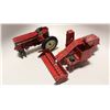 Image 1 : VINTAGE TRACTOR AND BALER METAL TOYS