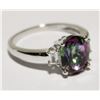 Image 1 : MYSTIC TOPAZ RING .925 STERLING SILVER RING