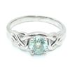 Image 3 : SV6-59 SILVER MOISSANITE RING SIZE 7