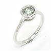 Image 2 : SV6-60 SILVER MOISSANITE RING SIZE 6.5