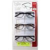 FOSTER GRANT READING GLASSES 3 PACK +3.00