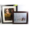 PAIR OF FRAMED HORSE PRINTS