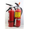 LOT OF 2  5-7LBS CHARGED FIRE EXTINGUISHER