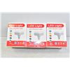 Image 1 : 3 PACK LED SQUARE LIGHT BULBS 18W 90% ENERGY