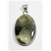 Image 1 : #106-NATURAL PREHNITE PENDANT