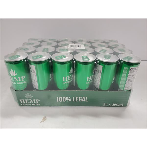 CASE WITH 24 250ML CANS OF HEMP REGULAR ENERGY