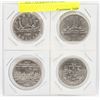 Image 1 : GROUP OF 4 1980S CANADIAN DOLLARS