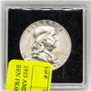 Image 2 : 1953 AMERICAN USA HALF DOLLAR BEN FRANKLIN
