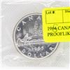 Image 1 : 1965 CANADIAN $1 SILVER COIN - PROOF LIKE
