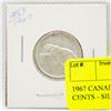Image 1 : 1967 CANADIAN TWENTY FIVE CENTS - SILVER