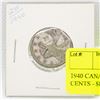 Image 1 : 1940 CANADIAN TWENTY FIVE CENTS - SILVER