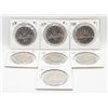 Image 1 : LOT OF SEVEN (7) CANADIAN DOLLAR COINS