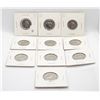 Image 1 : LOT OF 10 CANADIAN NICKELS - 1967