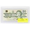Image 1 : 1991 CANADIAN $20 BILL IN HARDCASE