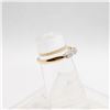 Image 2 : 14 KARAT YELLOW & WHITE GOLD DIAMOND RING SIZE 5.5